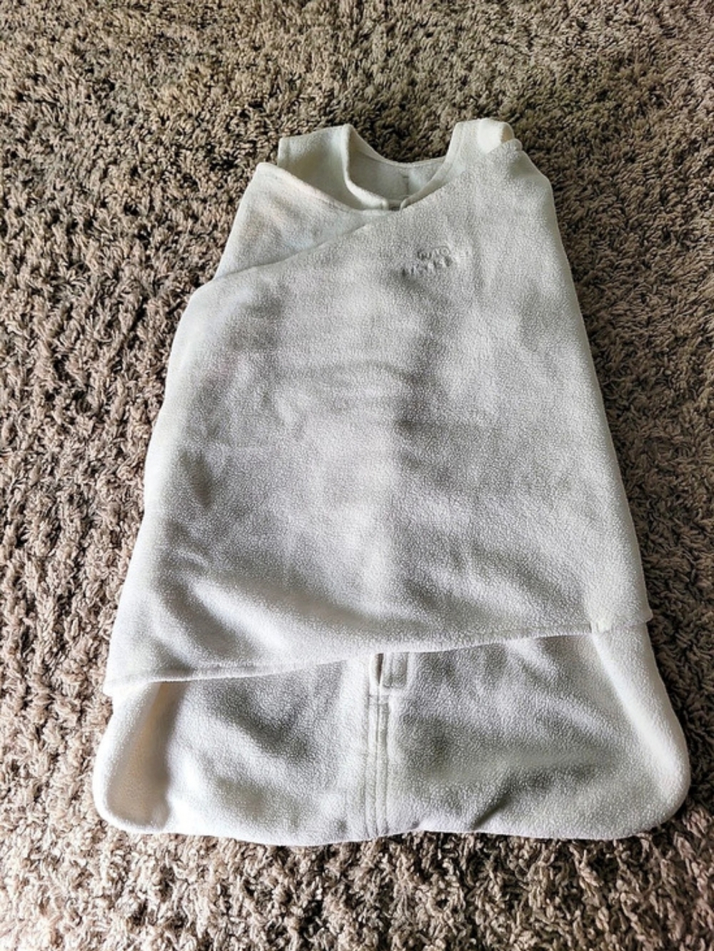 HALO SleepSack Swaddle Micro-Fleece White Baby Newborn